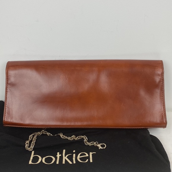 Botkier Cognac leather clutch - Picture 7 of 10